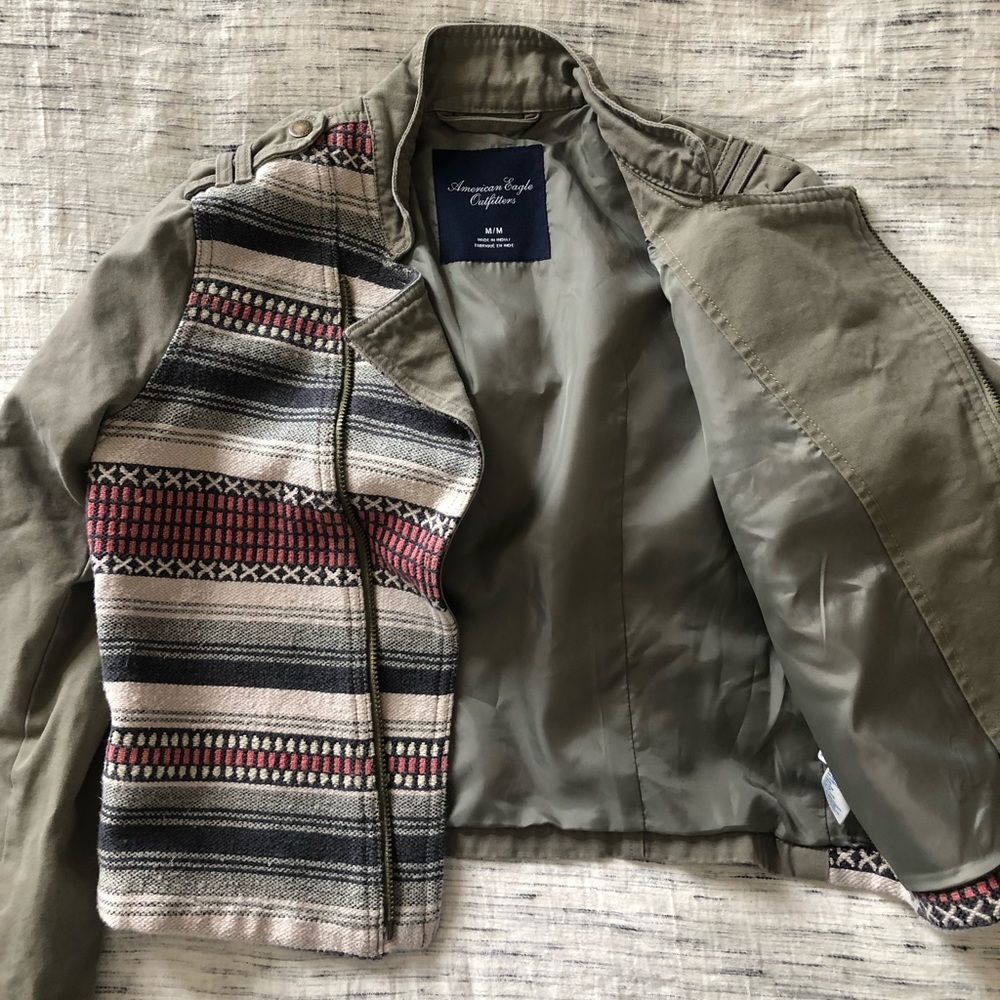 American Eagle, Boho Bomber Jacket